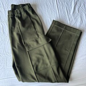 Lululemon Army Green Wide Leg Pants
